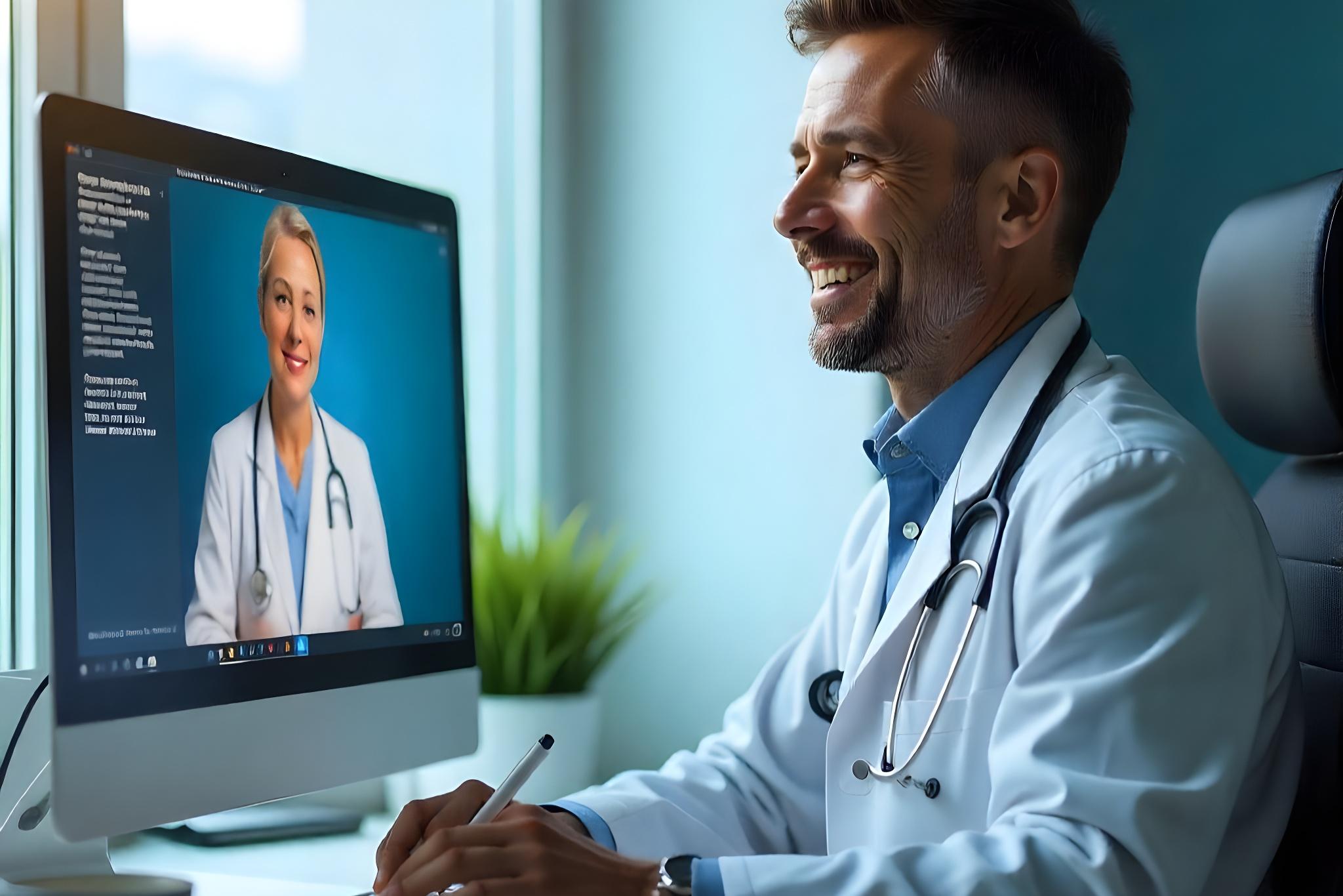 video call with patient