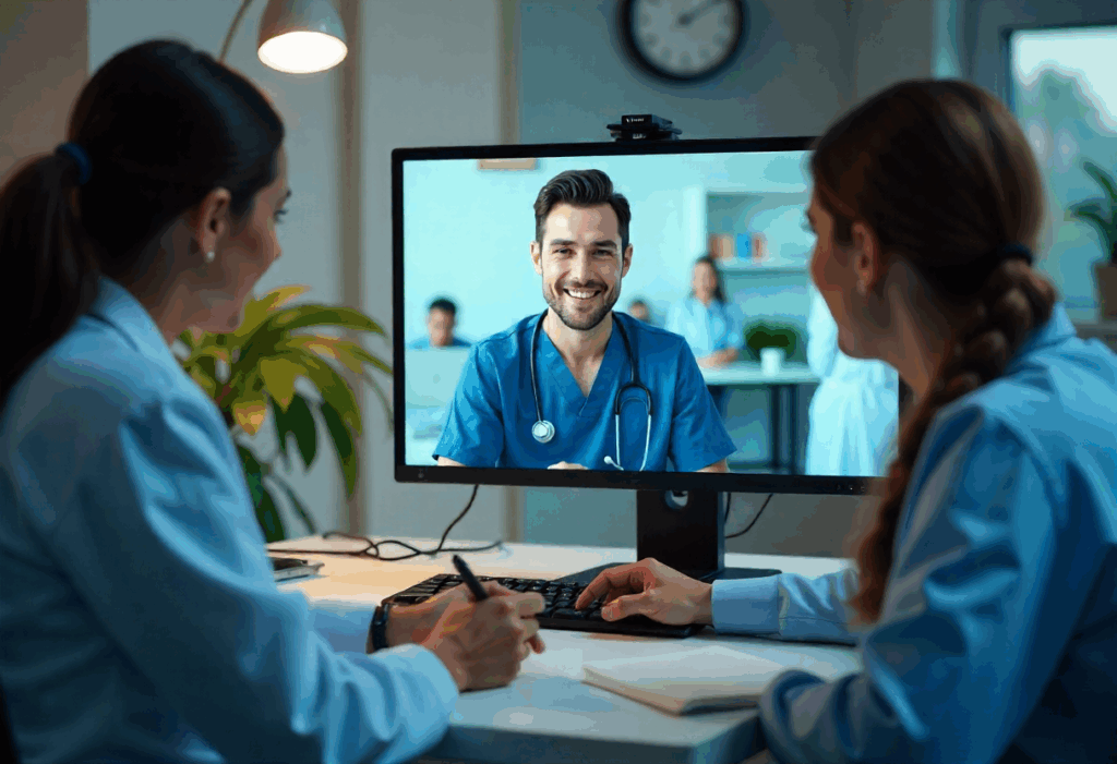 Real-time AI medical scribe supporting in-person and telehealth visits